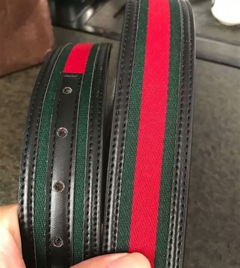 gucci belt green red green|Gucci straps green and red.